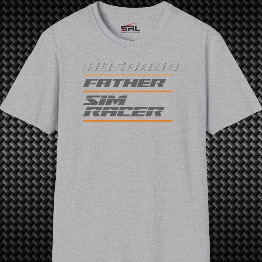 Husband Father Sim Racer T-Shirt