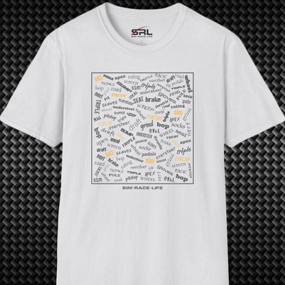 Sim Racing Words T-Shirt