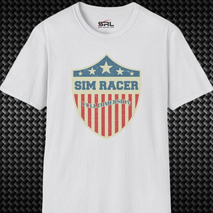 Sim Racer Shield T-Shirt