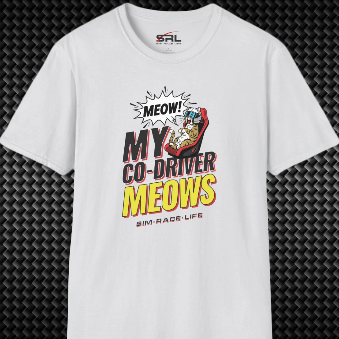 My Co-Driver Meows T-Shirt